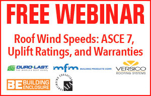 Roof Wind Speeds: ASCE 7, Uplift Ratings and Warranties