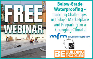 Below-Grade Waterproofing – Tackling Challenges in Today’s Marketplace and Preparing for a Changing Climate