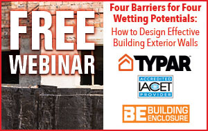 Four Barriers for Four Wetting Potentials: How to Design Effective Building Exterior Walls