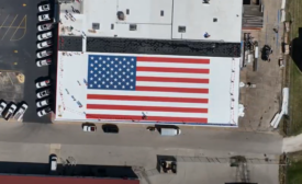 USA Flag Roof