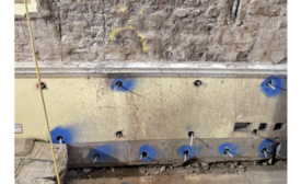 12mm diameter Cintec consolidation anchors were attached to all areas of walls at ground and basement levels which would be affected by the works to form openings. 