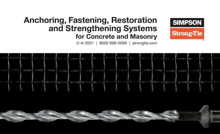 Simpson Strong-Tie Anchoring, Fastening and Restoration Systems for  Concrete and Masonry 2018 by Meek's Lumber & Hardware - Issuu