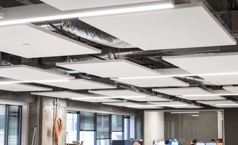 Ceiling System Enhances Open Office Design | 2017-11-08 | Building