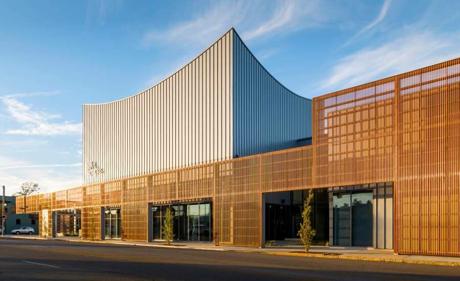 Perforated Copper Screen Adds Movement to Building | 2018-04-16 ...