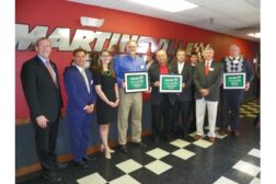 Blue Ridge Fiberboard Inc. won Virginia NASCAR Green E3 Challenge